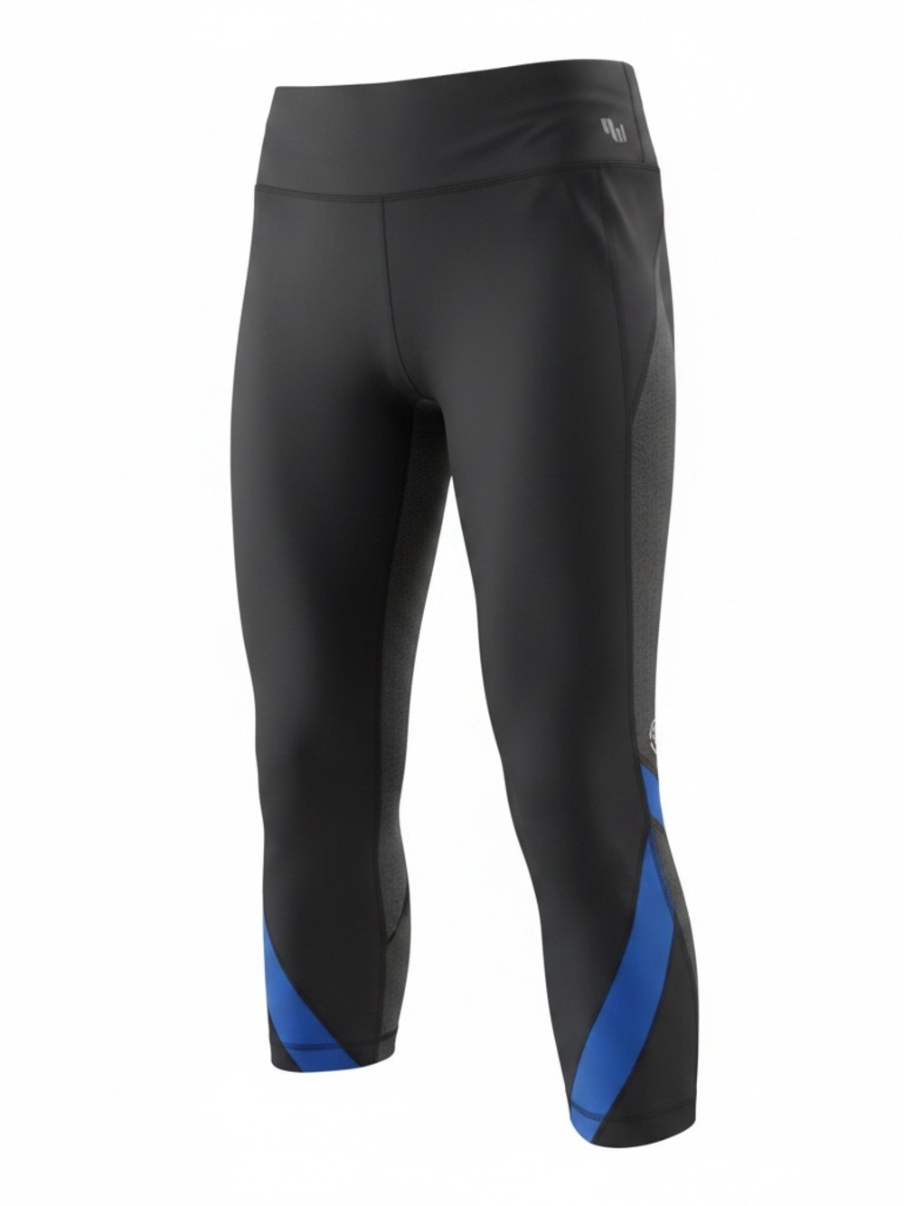 Women's Fila Athletic Capri Leggings with Blue and Gray Accents Size M